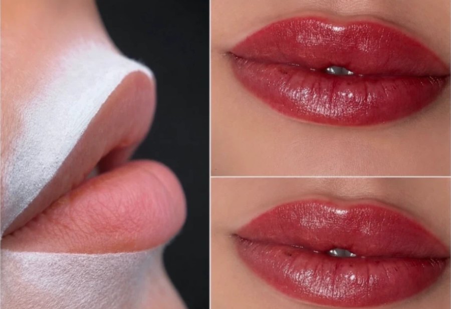 Lip Blush och Aqua Lips – före och efter